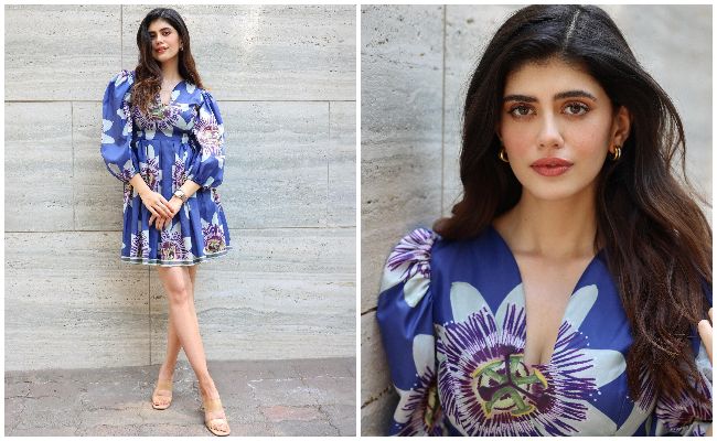 Sanjana Strikes A Pose in Floral Dress